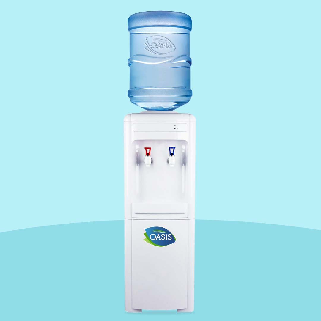 Water cooler with hot and deals cold water