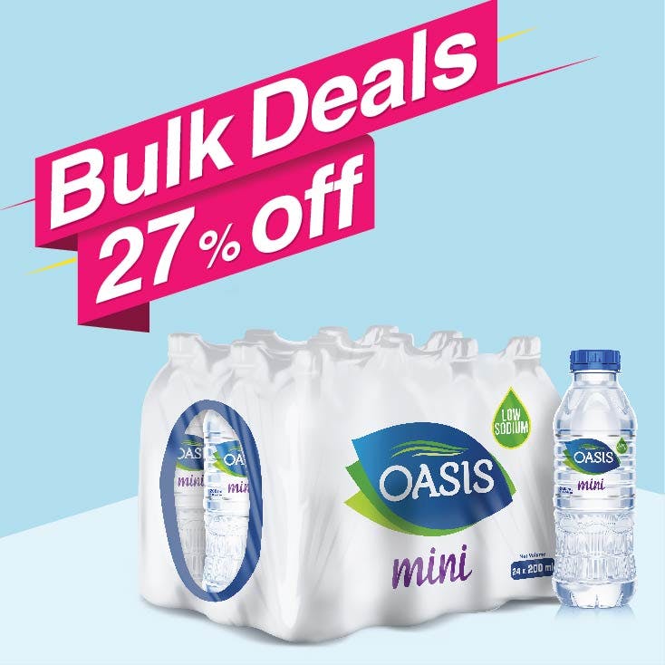 Bulk Offer Oasis Still 200 ml Pack of 24  (Bundle of 4 Packs)