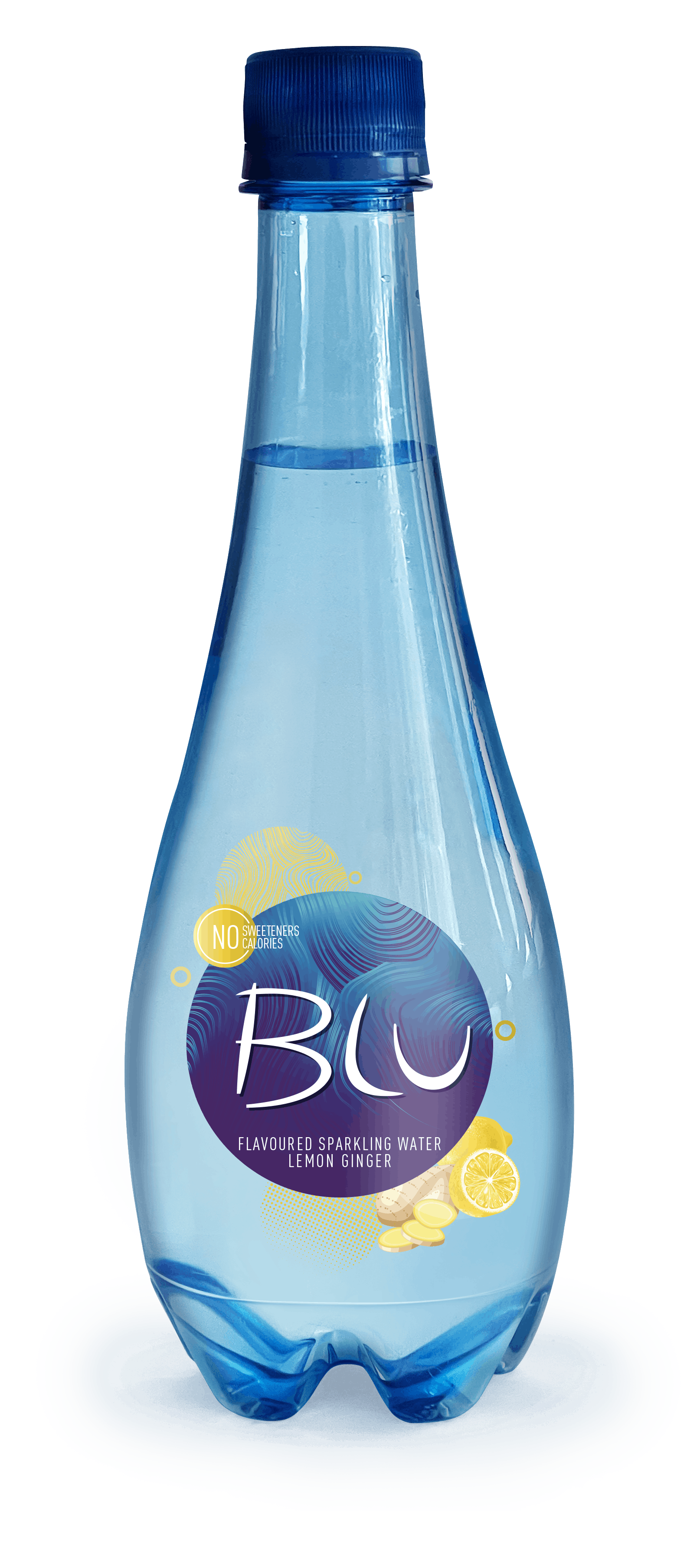 Blu Sparkling Lemon & Ginger 500 ml - Pack of 6