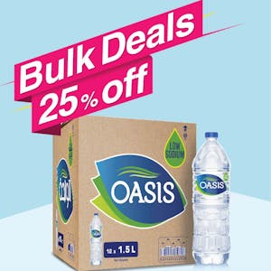 Bulk Offer Oasis 1.5L Carton of 12   (Bundle of 4 Cartons)
