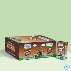 Lacnor Long Life Milk Chocolate 125ml - Carton of 24 Pcs ( 4 Packs x 6)