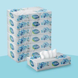 Oasis Tissue 100 x 2 Ply - Pack of 6 Box