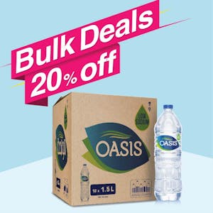 Bulk Offer Oasis 1.5L Carton of 12  (Bundle  of 2 Cartons)