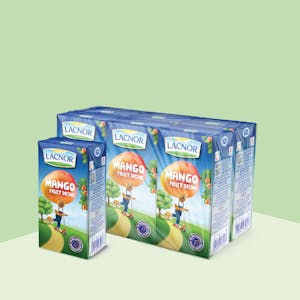 Lacnor Long Life Mango Juice 125ml - Pack of 6