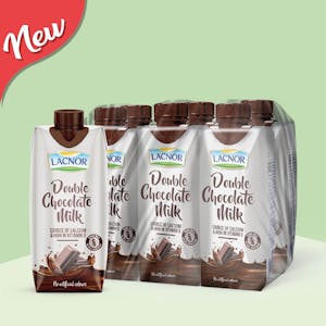 Lacnor Long Life  Double Chocolate  Milk 250ml - Pack of 6