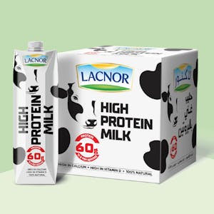 Lacnor Long Life High Protein Milk lL - Carton of 6