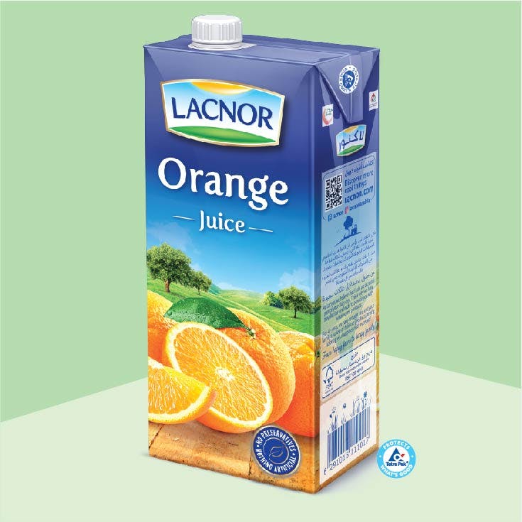 Lacnor Long Life Orange -1L x 1