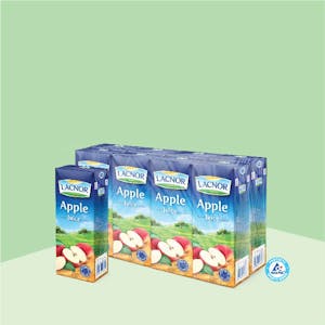 Lacnor Long Life Apple 180ml - Pack of 8
